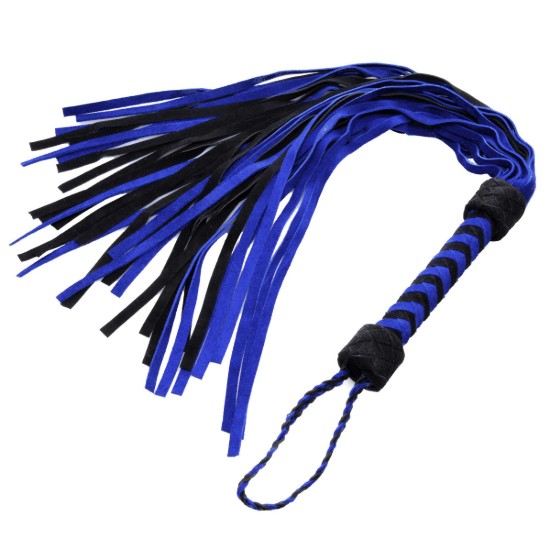 Picture of Black and Blue Suede Flogger
