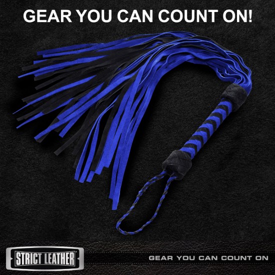 Picture of Black and Blue Suede Flogger