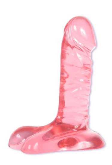 Picture of Crystal Jellies Ballsy Pink 6 Inch Super Cock