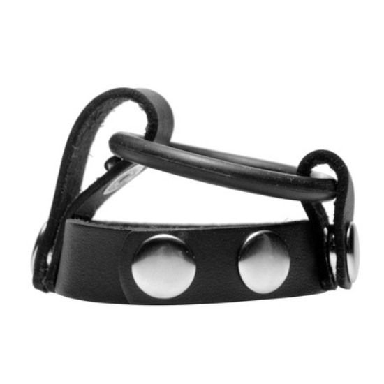 Picture of Leather Cock Ring Harness