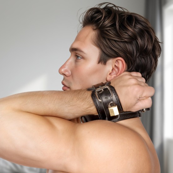 Picture of Strict Leather Wrist to Neck Restraint