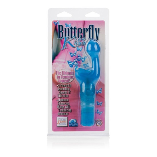 Picture of Blue Butterfly Kiss Vibrator - Packaged