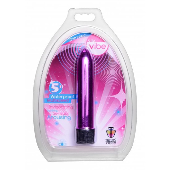 Picture of 5 Inch Slim Vibe Packaged - Pink