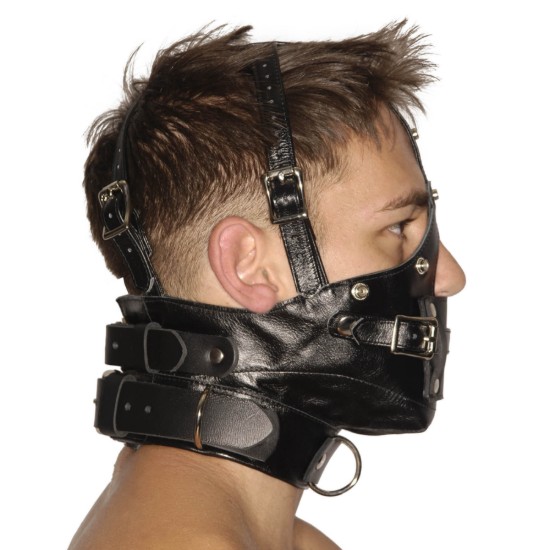 Picture of Strict Leather Premium Muzzle with Blindfold and Gags