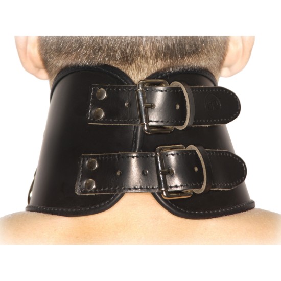 Picture of Strict Leather BDSM Posture Collar - MediumLarge