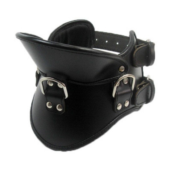 Picture of Strict Leather BDSM Posture Collar - MediumLarge