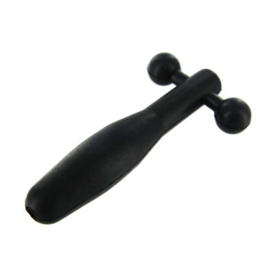 Picture of Silicone Cum-Thru Barbell Penis Plug