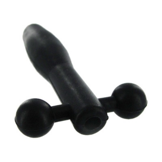 Picture of Silicone Cum-Thru Barbell Penis Plug