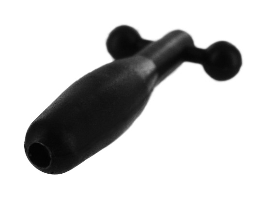 Picture of The Hallows Silicone Cum-Thru Barbell Penis Plug