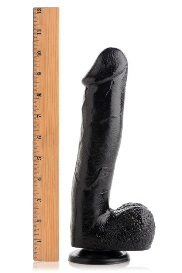 Picture of Mighty Midnight 10 Inch Dildo with Suction Cup