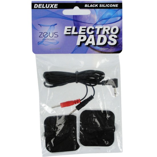 Picture of Zeus Deluxe Silicone Black Electro Pads