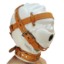 Picture of Total Sensory Deprivation White Leather Hood - MediumLarge
