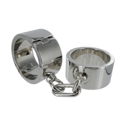 Picture of Chrome Wrist Shackles - MediumLarge