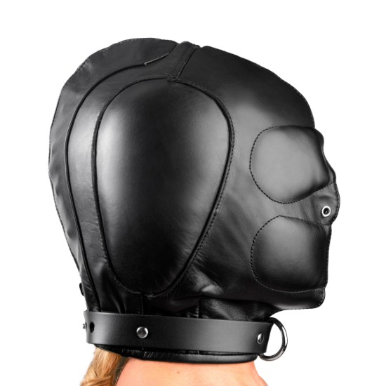 Picture of Padded Leather Hood - SmallMedium