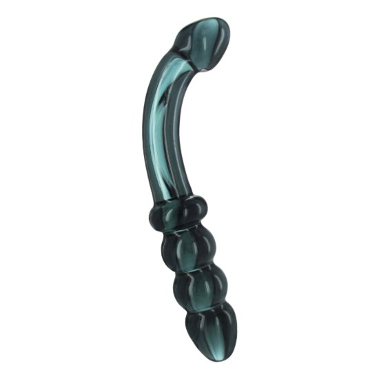 Picture of Hamsa Glass Dildo - Smoky Jade