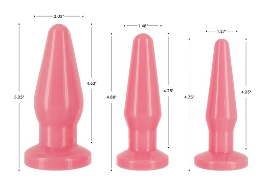 Picture of Fill-er-Up Butt Plug Kit - Pink