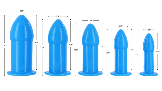 Picture of Sky Blue Anal Dilator Kit