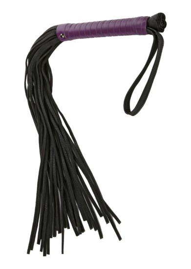 Picture of Black Rose Whipping Willow Flogger