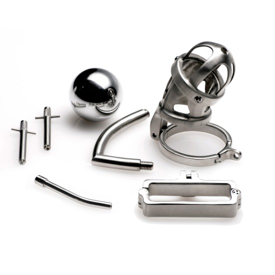 Picture of The Deluxe Extreme Chastity Cage with Accessories