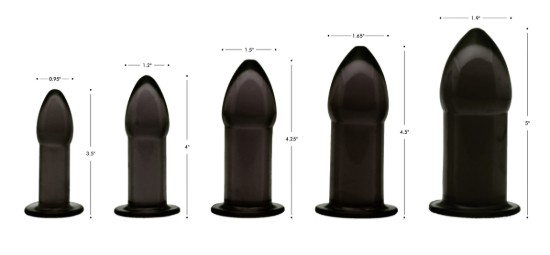 Picture of 5 Piece Anal Trainer Set - Black