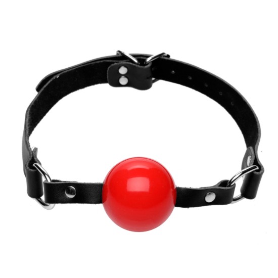 Picture of Silicone Ball Gag with Leather Straps