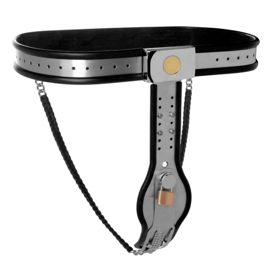 Picture of Locking Steel Female Chastity Belt - Medium