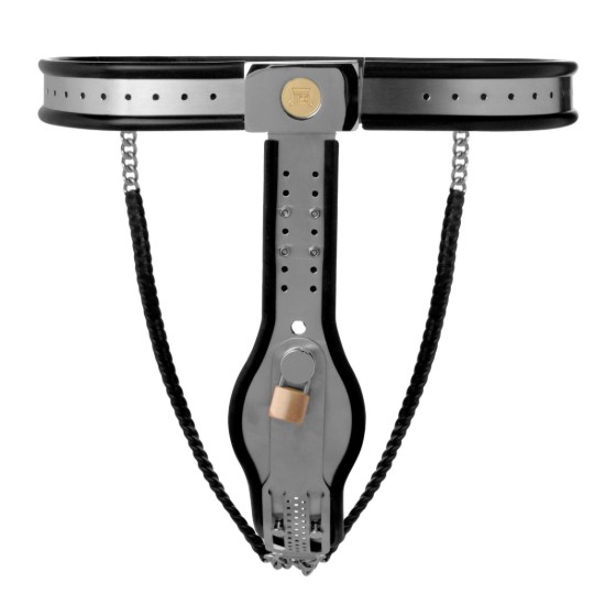 Picture of Locking Steel Female Chastity Belt - Medium