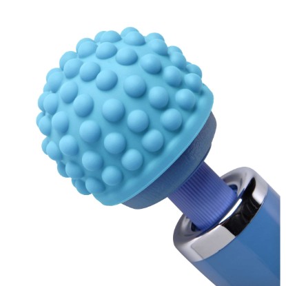 Picture of Wand Essentials Blue Massage Bumps Silicone Attachment