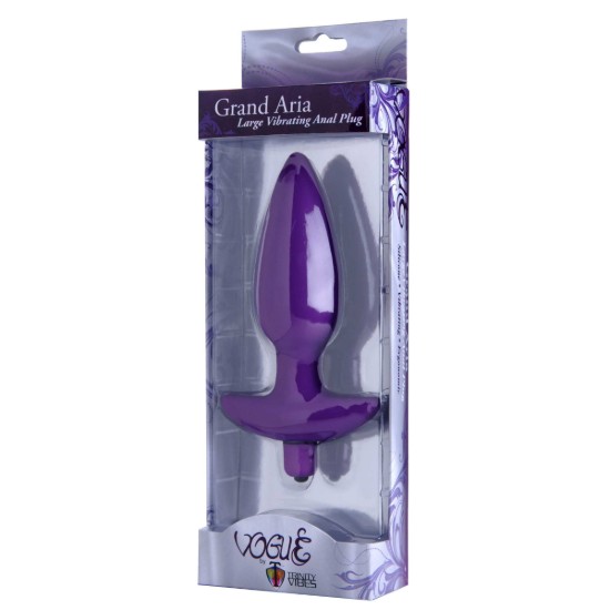 Picture of Aria Vibrating Silicone Anal Plug- Large
