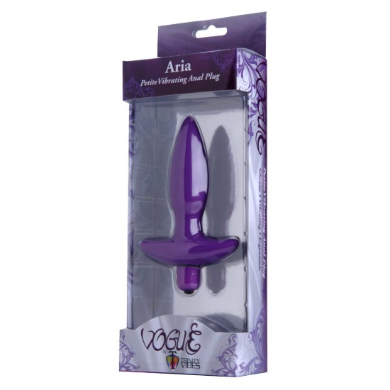 Picture of Aria Vibrating Silicone Anal Plug- Small