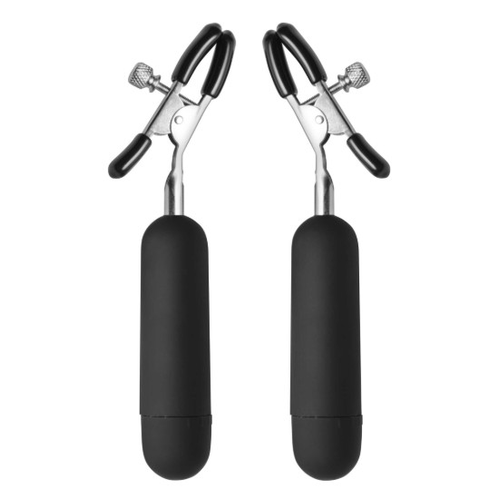 Picture of Dark Passion Vibrating Nipple Clamps