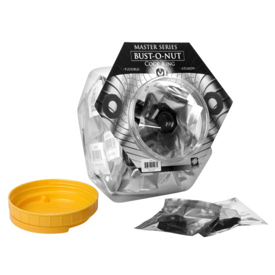 Picture of Bust A Nut Cock Ring Fishbowl Retail Display- 50 Piece Display