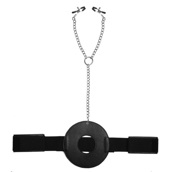 Picture of Detained Restraint System with Nipple Clamps
