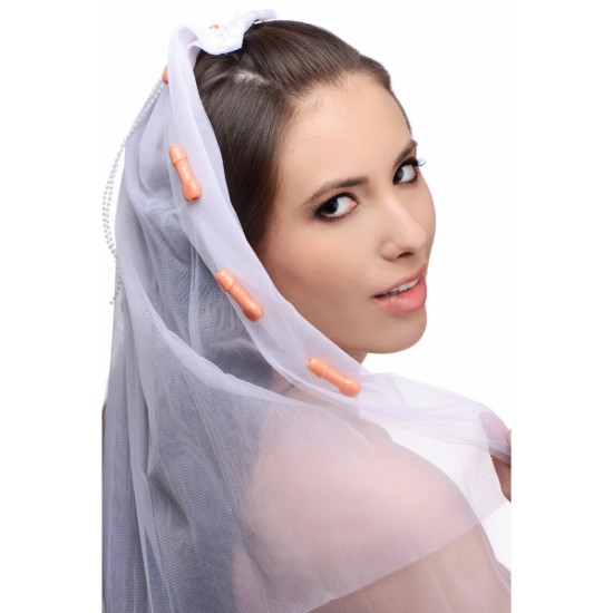 Picture of Bachelorette Party Penis Bridal Veil