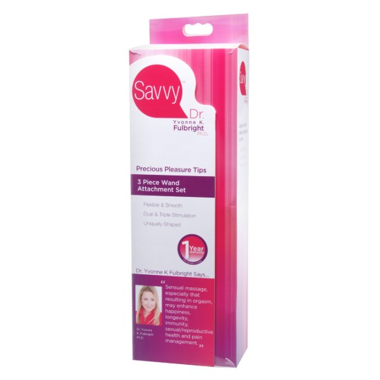 Picture of Savvy by Dr Yvonne Fulbright 3 Piece Wand Attachment Set