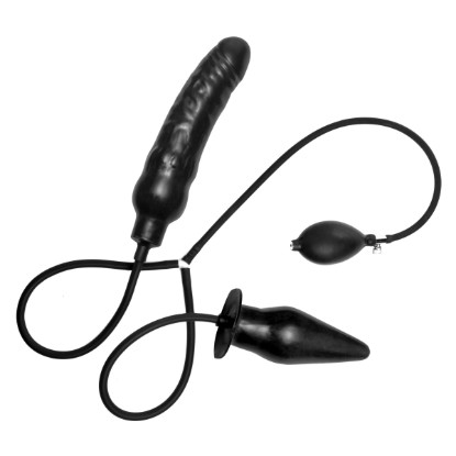 Picture of Deuce Double Penetration Inflatable Dildo and Anal Plug