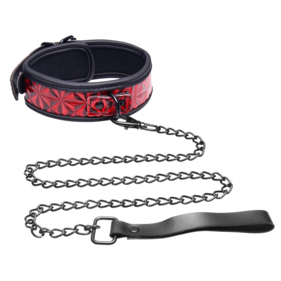 Picture of Crimson Tied Collar with Leash