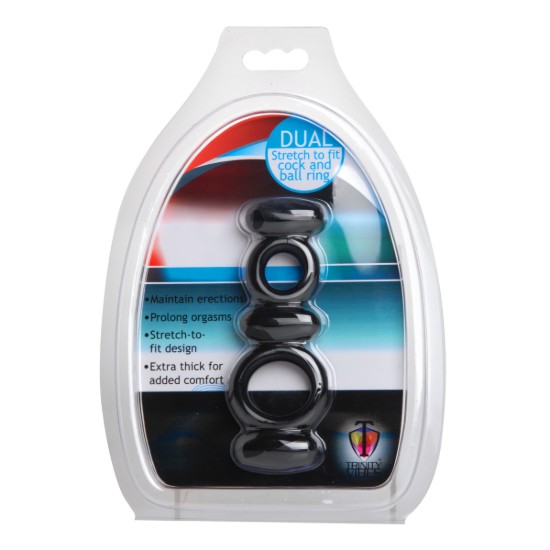 Picture of Dual Stretch To Fit Cock and Ball Ring