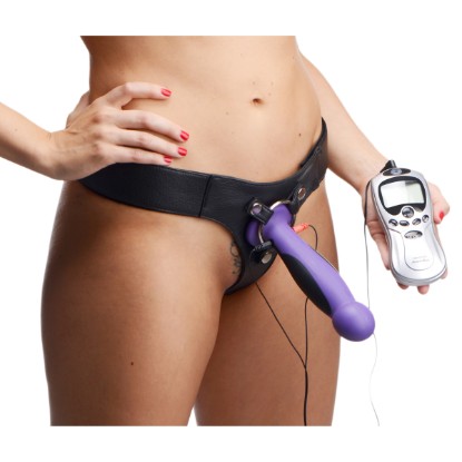 Picture of Fuse Strap On Electro Stim Harness Dildo