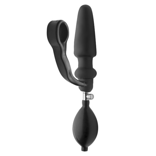 Picture of Exxpander Inflatable Plug with Cock Ring and Removable Pump