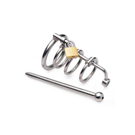 Picture of Gates of Hell Stainless Steel Adjustable Cum Through Sound Cage