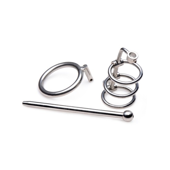 Picture of Gates of Hell Stainless Steel Adjustable Cum Through Sound Cage