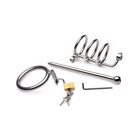 Picture of Gates of Hell Stainless Steel Adjustable Cum Through Sound Cage