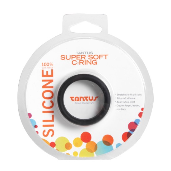Picture of Tantus Super Soft C-Ring- Black