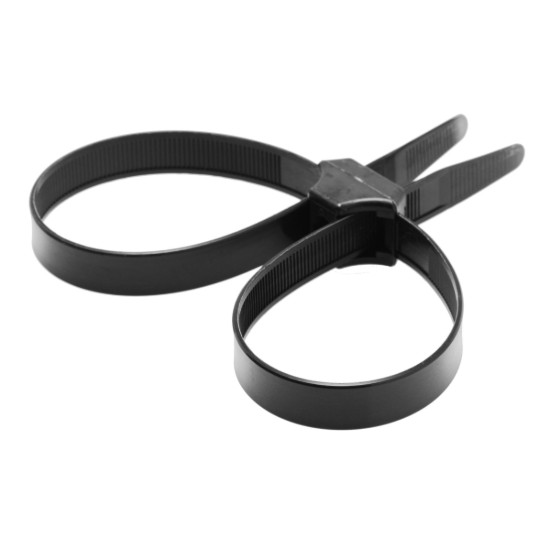 Picture of Black Zip Tie Police Cuffs