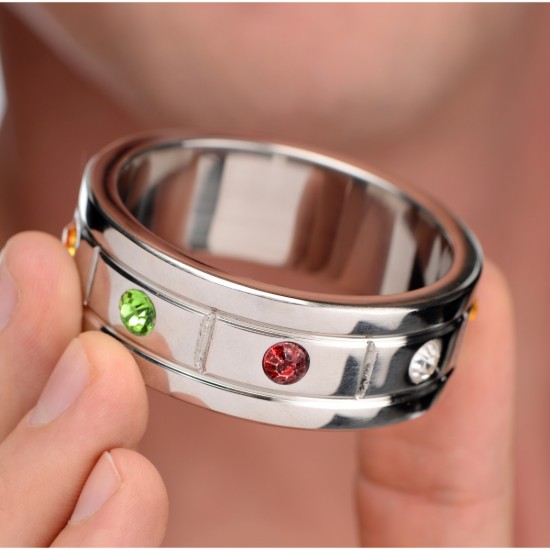 Picture of Jeweled Cock Ring- 1.95 Inch