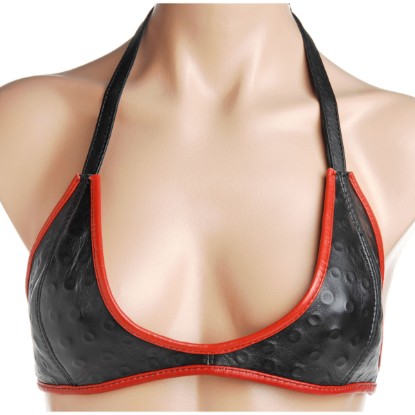 Picture of Leather Training Bra with Spikes