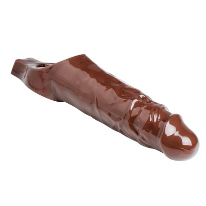 Picture of Really Ample Penis Enhancer Sheath- Brown