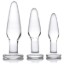 Picture of Dosha 3 Piece Glass Anal Plug Kit