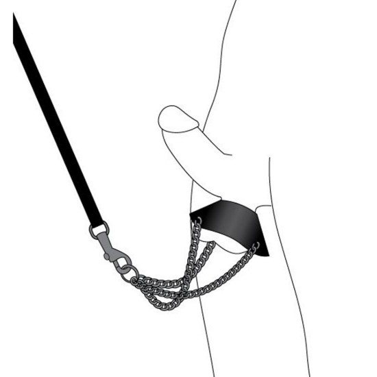 Picture of By the Balls Scrotum Stretching Kit with Leash